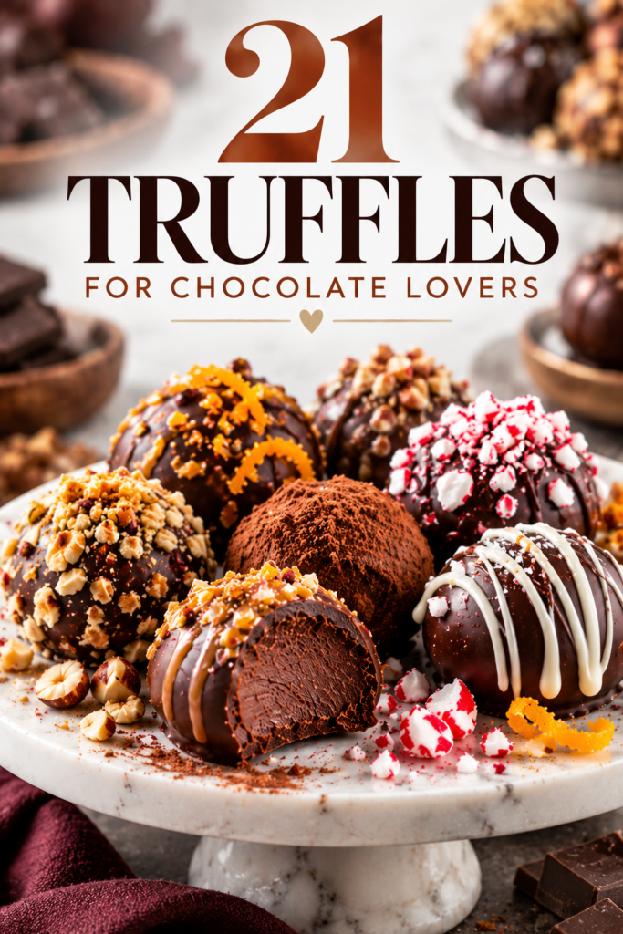 21 Festive Truffle Recipes for Christmas, Thanksgiving & Holiday Gifting